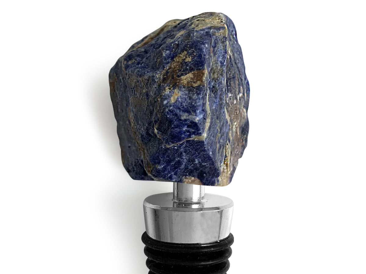 TAPÓN DE VINO DE SODALITA MINERAL.