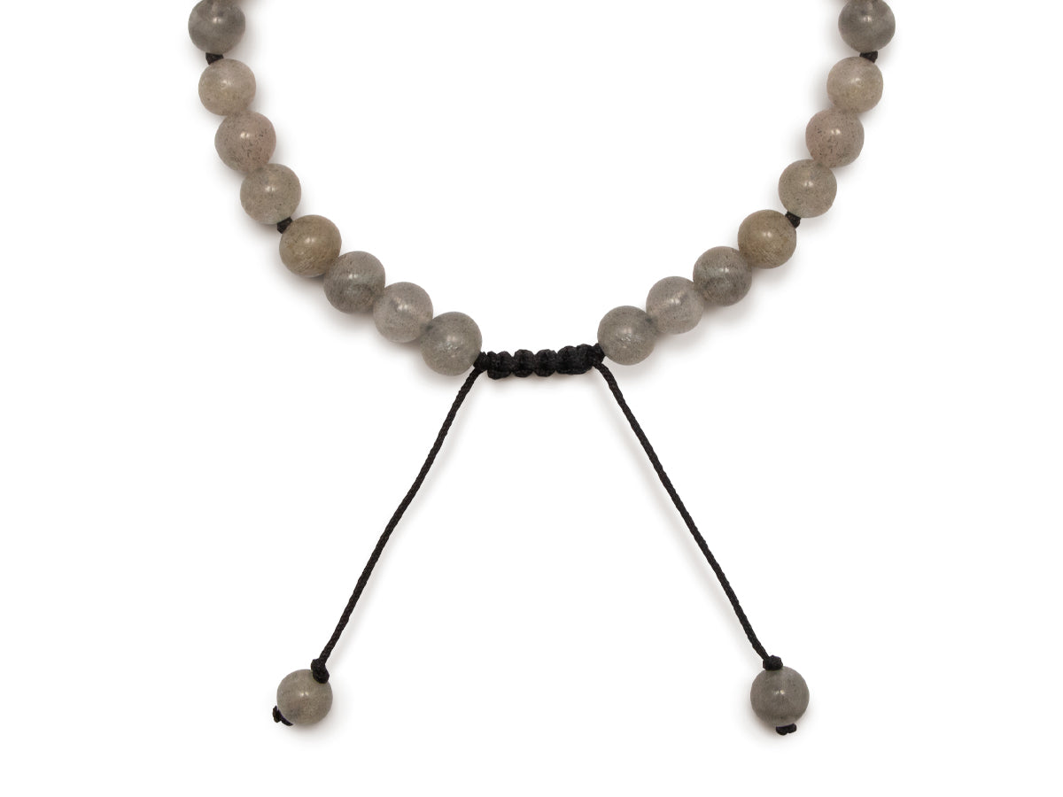 PULSERA INFINITO DE LABRADORITA