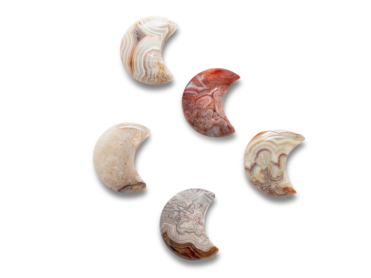 MEDIA LUNA DE ÁGATA CRAZY LACE