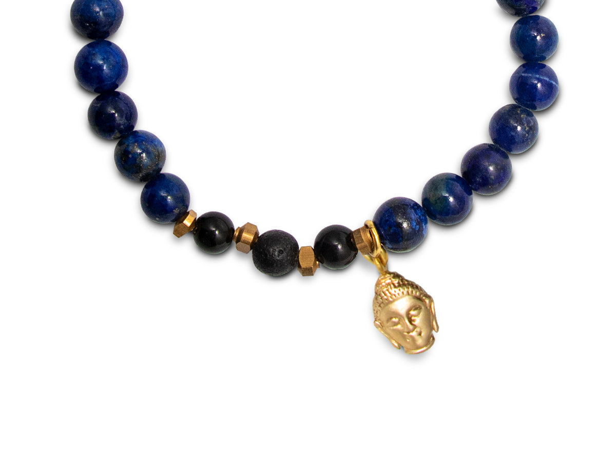 PULSERA "PERSIA" DE LAPISLÁZULI PARA CABALLERO.