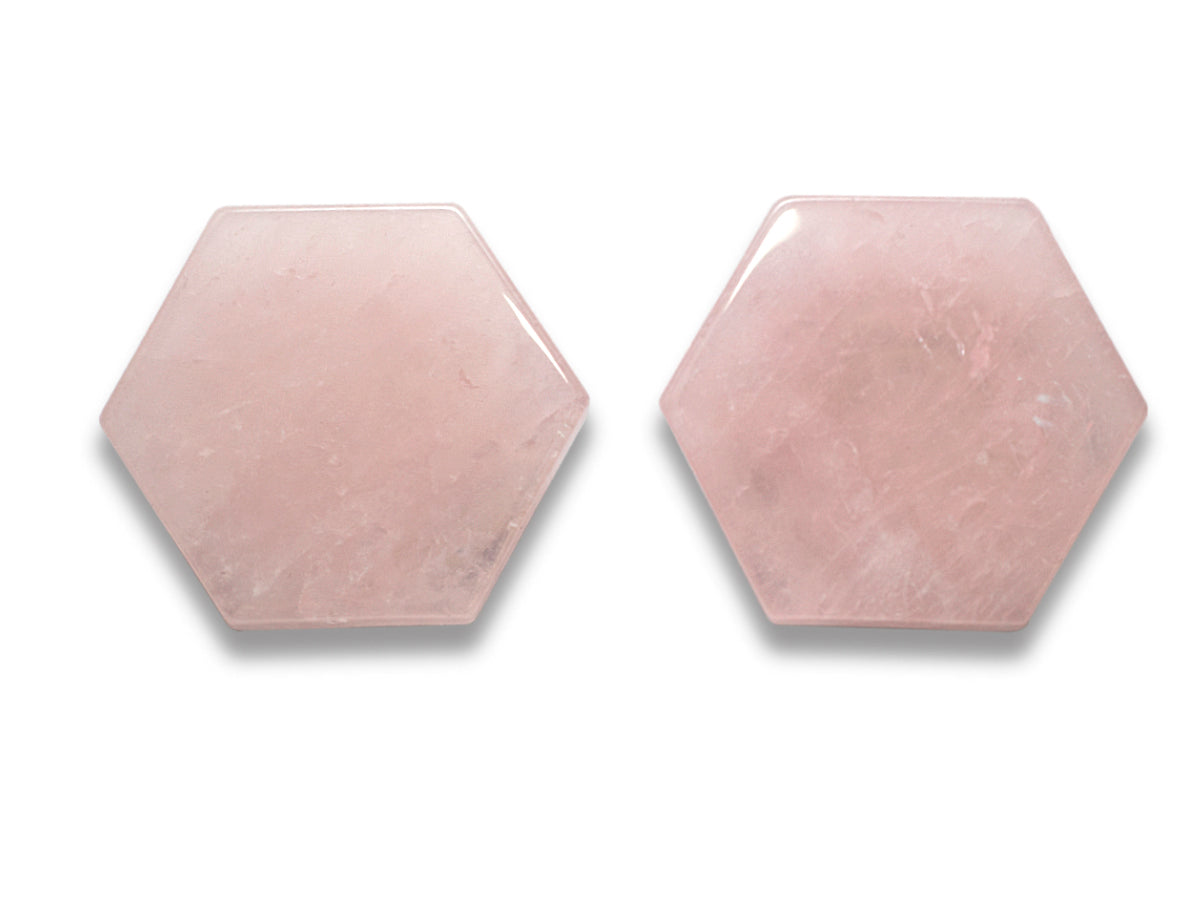 Popsocket de Cuarzo Rosa - detalle de textura y color