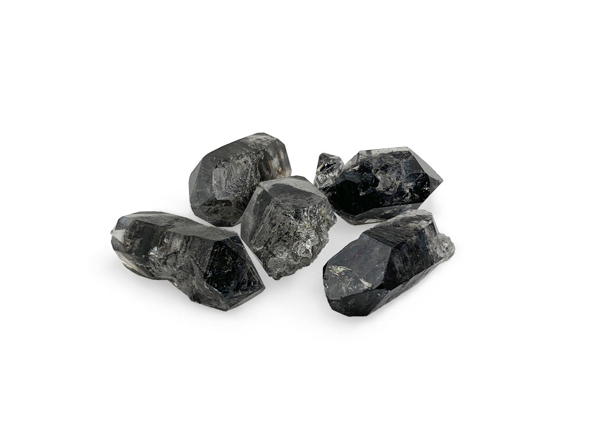 PAQUETE DE 5 PUNTAS CUARZO HERKIMER.