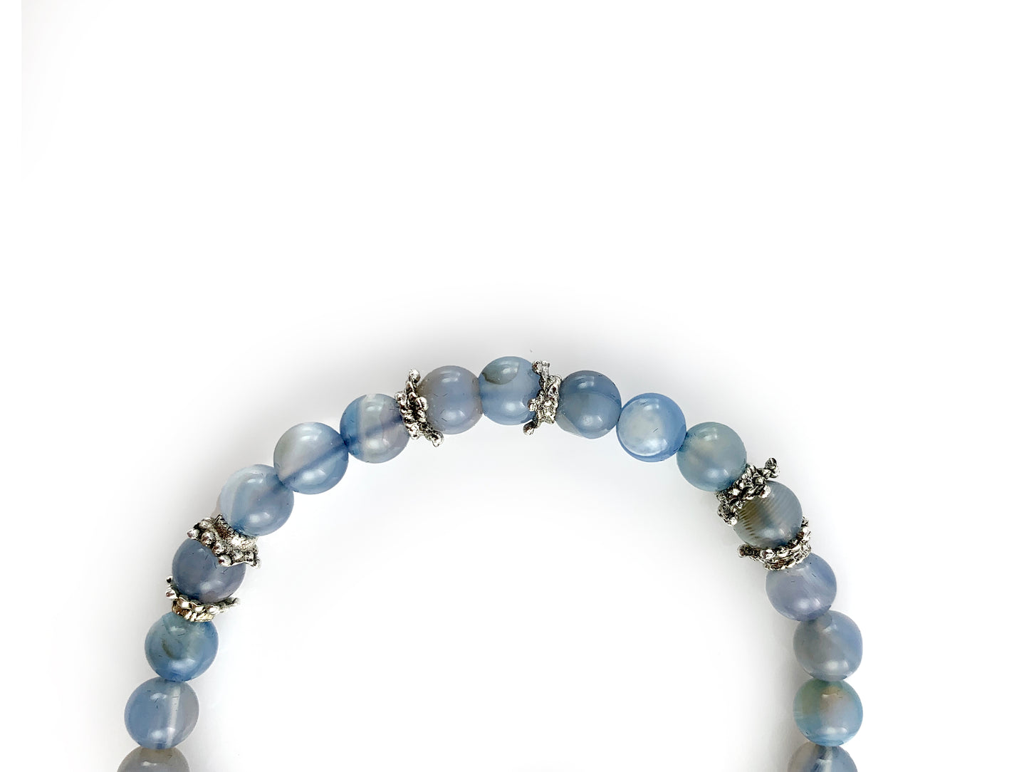 PULSERA DE ÁGATA BLUE LACE.