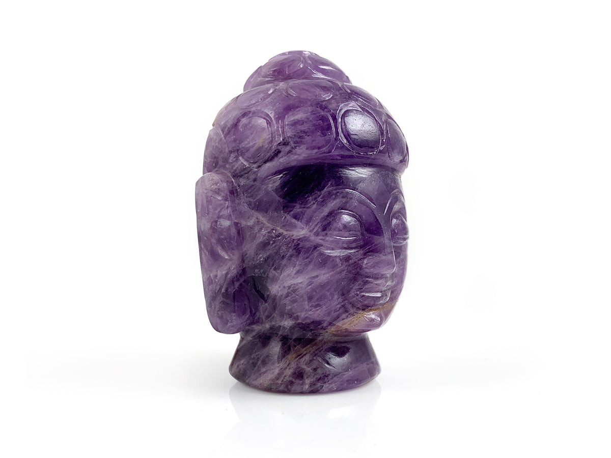 CABEZA DE BUDA DE AMATISTA.