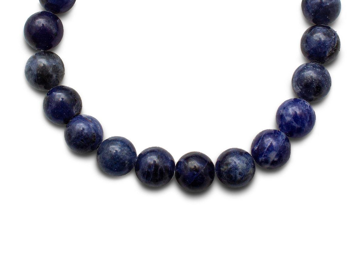 PULSERA ESFERAS DE SODALITA.