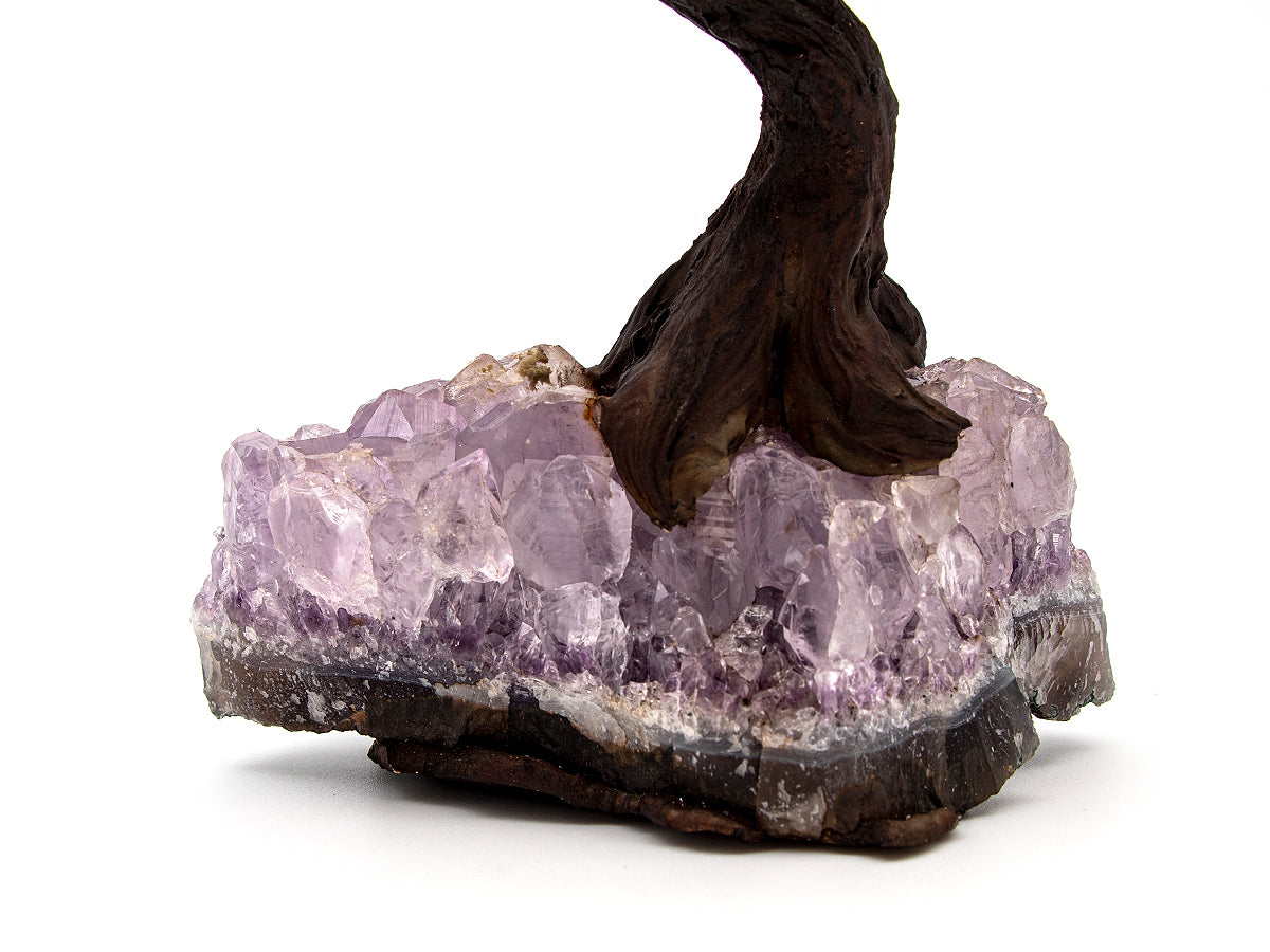 ÁRBOL BONSÁI DE CUARZO CITRINO DE 20 CM.