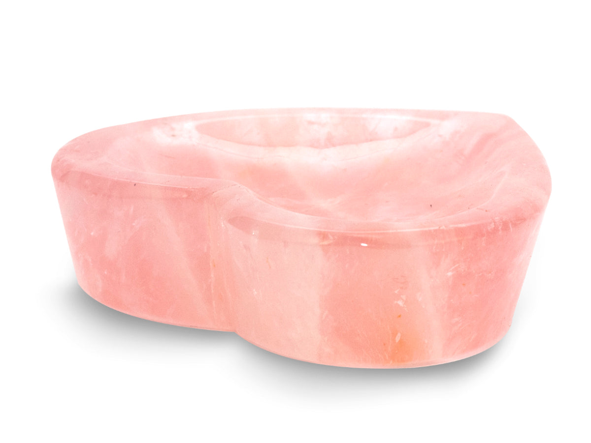 BOWL CORAZÓN DE CUARZO ROSA