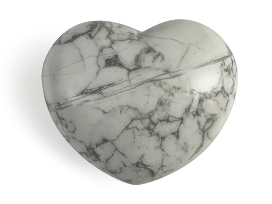 CORAZÓN PUFF DE HOWLITA BLANCA CHICO.