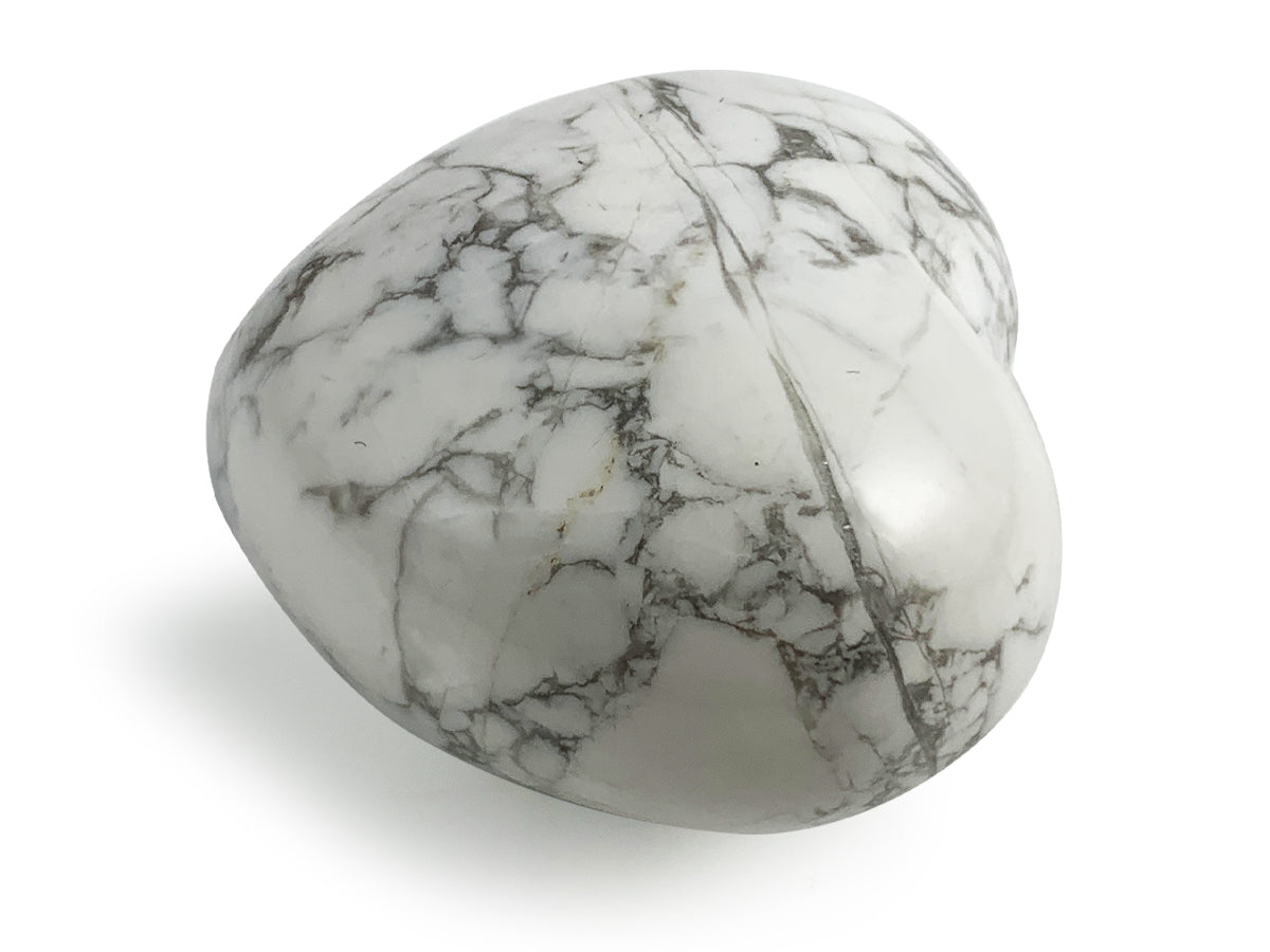 CORAZÓN PUFF DE HOWLITA BLANCA CHICO.