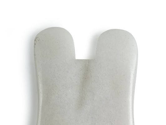 GUA-SHA "U" DE JADE BLANCO