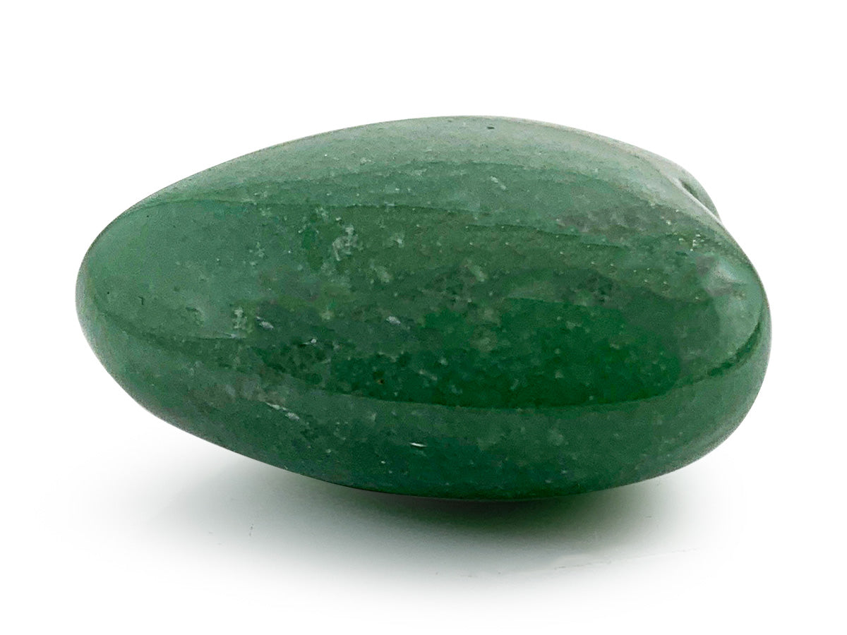 CORAZÓN PUFF DE VENTURINA VERDE CHICO.