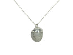 Collar Corto Piedra Luna - vista lateral