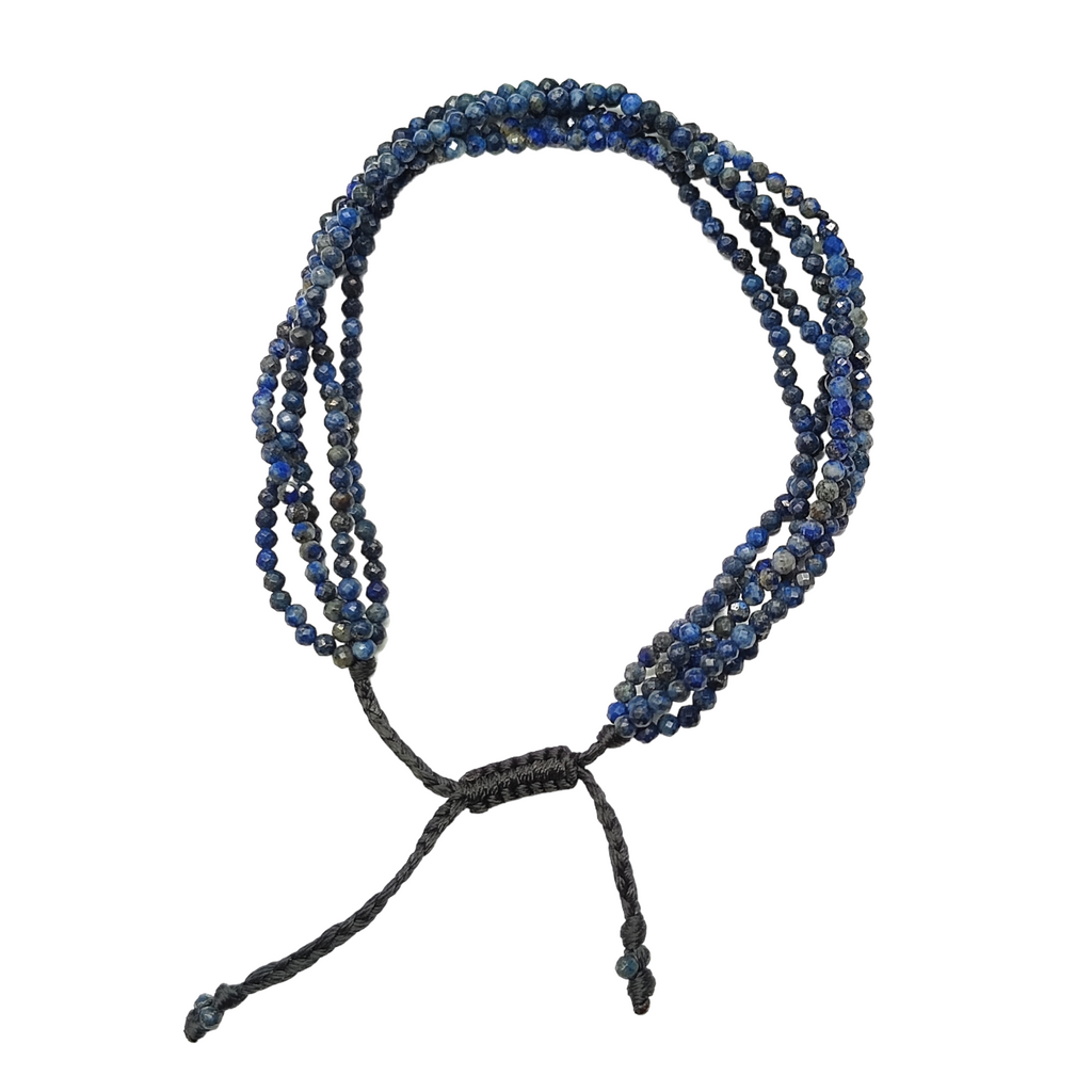 Brazalete de Lapislazuli - vista lateral