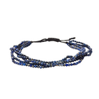 Brazalete de Lapislazuli - detalle de textura y color