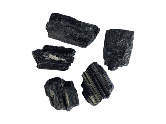 PAQUETE CON 5 PIEZAS DE TURMALINA NEGRA
