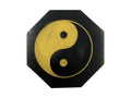 Placa de Ágata Negra con Grabado "yin Yang" - pieza natural | Mineralia