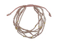 Brazalete de Cuarzo Rosa - pulsera de piedras
