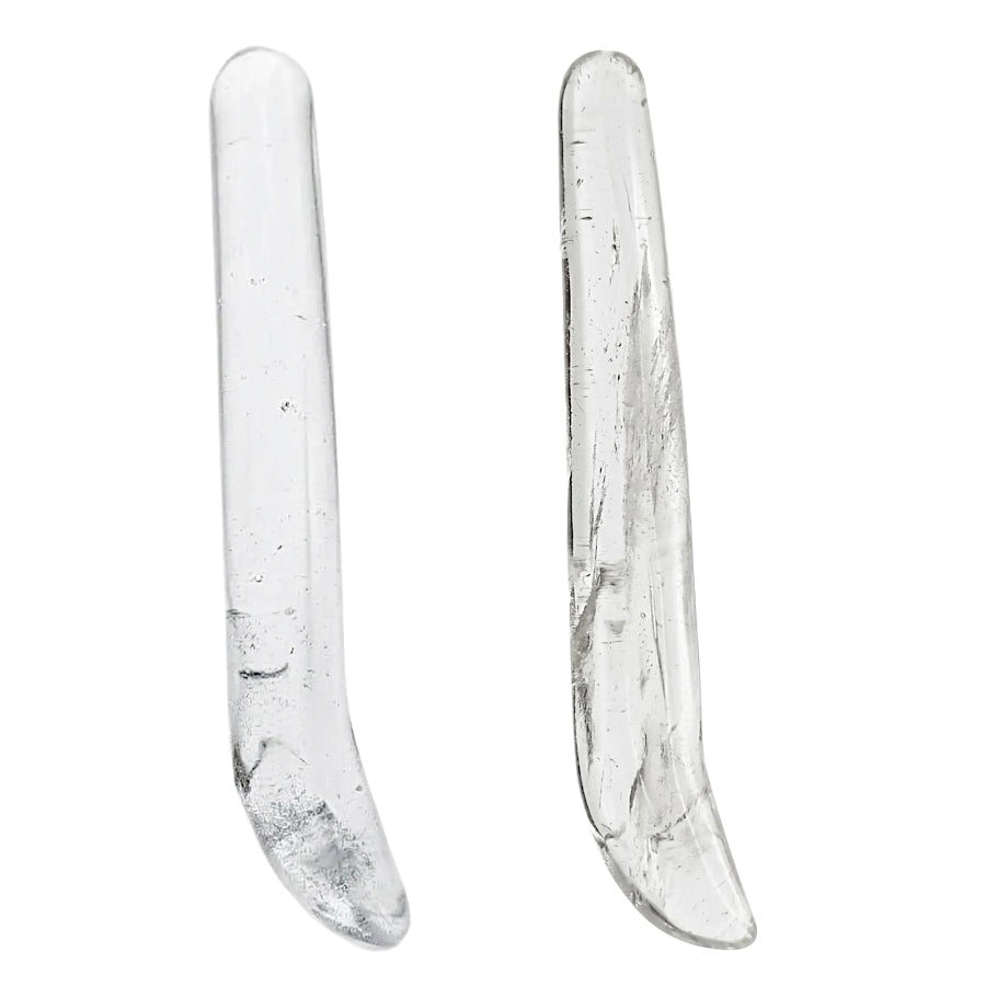 MASAJEADOR DE CRISTAL BLANCO