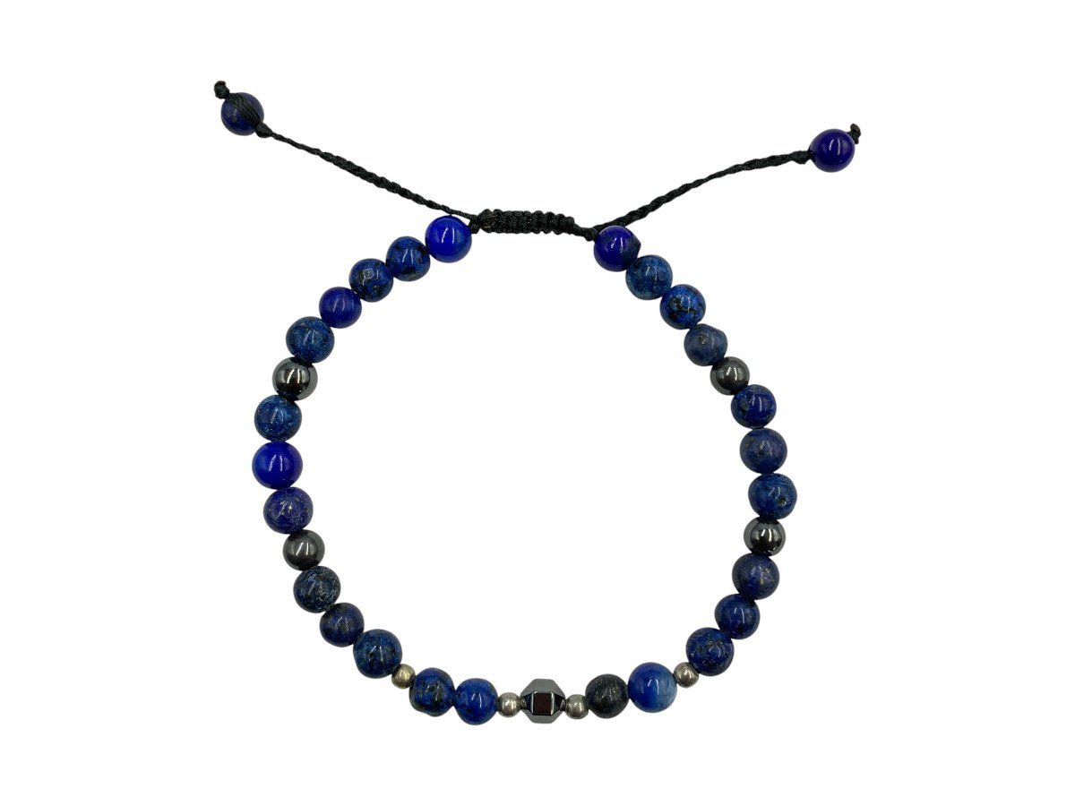 Pulsera Caballero Lapislazuli - pulsera de piedras