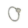 Anillo de Plata.925 Centro Mano de Fátima Labradorita - anillo con piedra