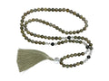 Japa Mala Collar Labradorita - collar con dije