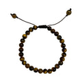 Pulsera Esferas Ojo de Tigre - en forma de esfera