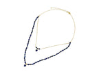Collar de Plata .925 Lapislázuli-espinela - collar con dije