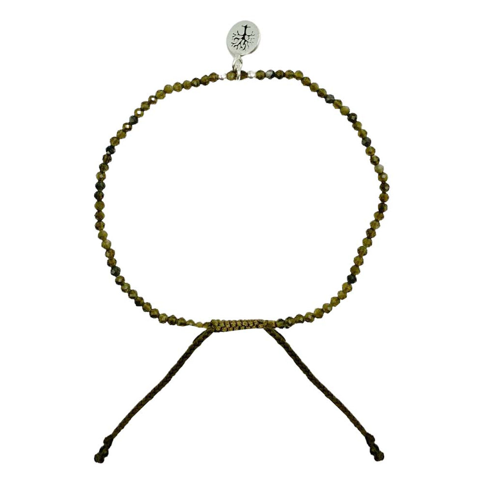 Pulsera Obsidiana Verde - pulsera de piedras