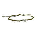 Pulsera Obsidiana Verde - vista lateral