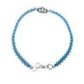 Pulsera Zig-zag Aguamarina - pulsera de piedras