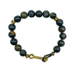 Pulsera Caballero Ojo de Tigre - pulsera de piedras