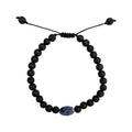 Pulsera Caballero Piedra Volcánica - pulsera de piedras