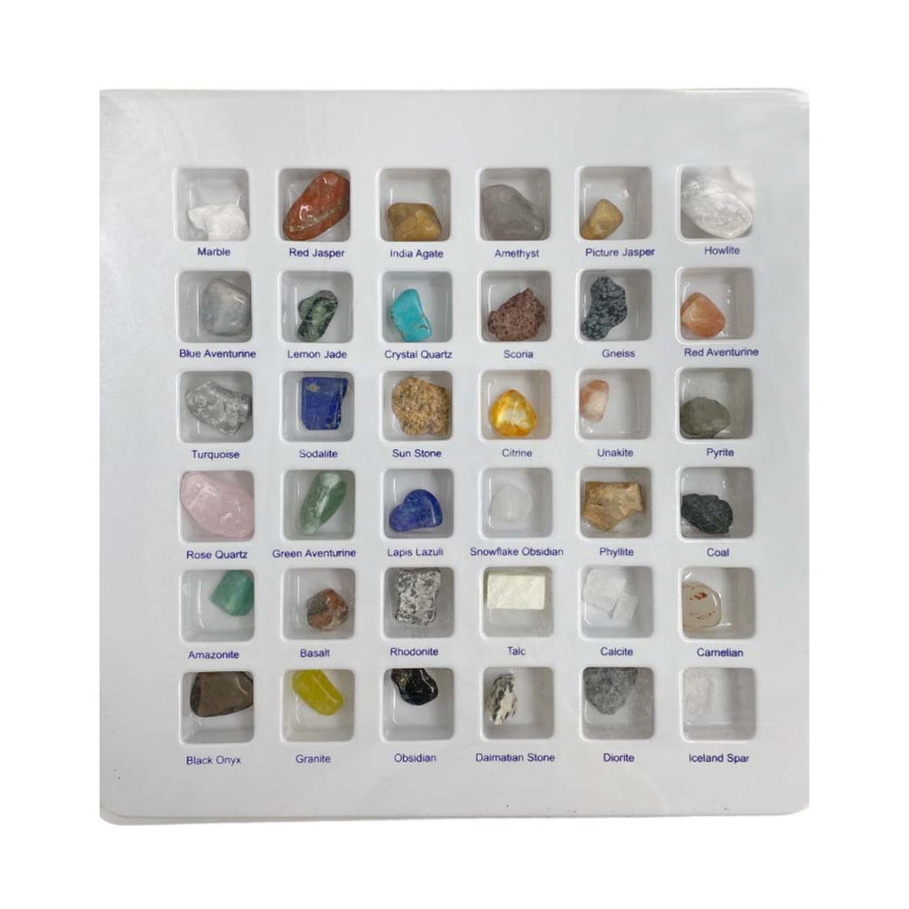 Kit Colección Minerales - vista lateral
