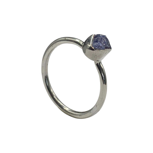 Anillo de Plata .925 Centro Tanzanita - anillo con piedra