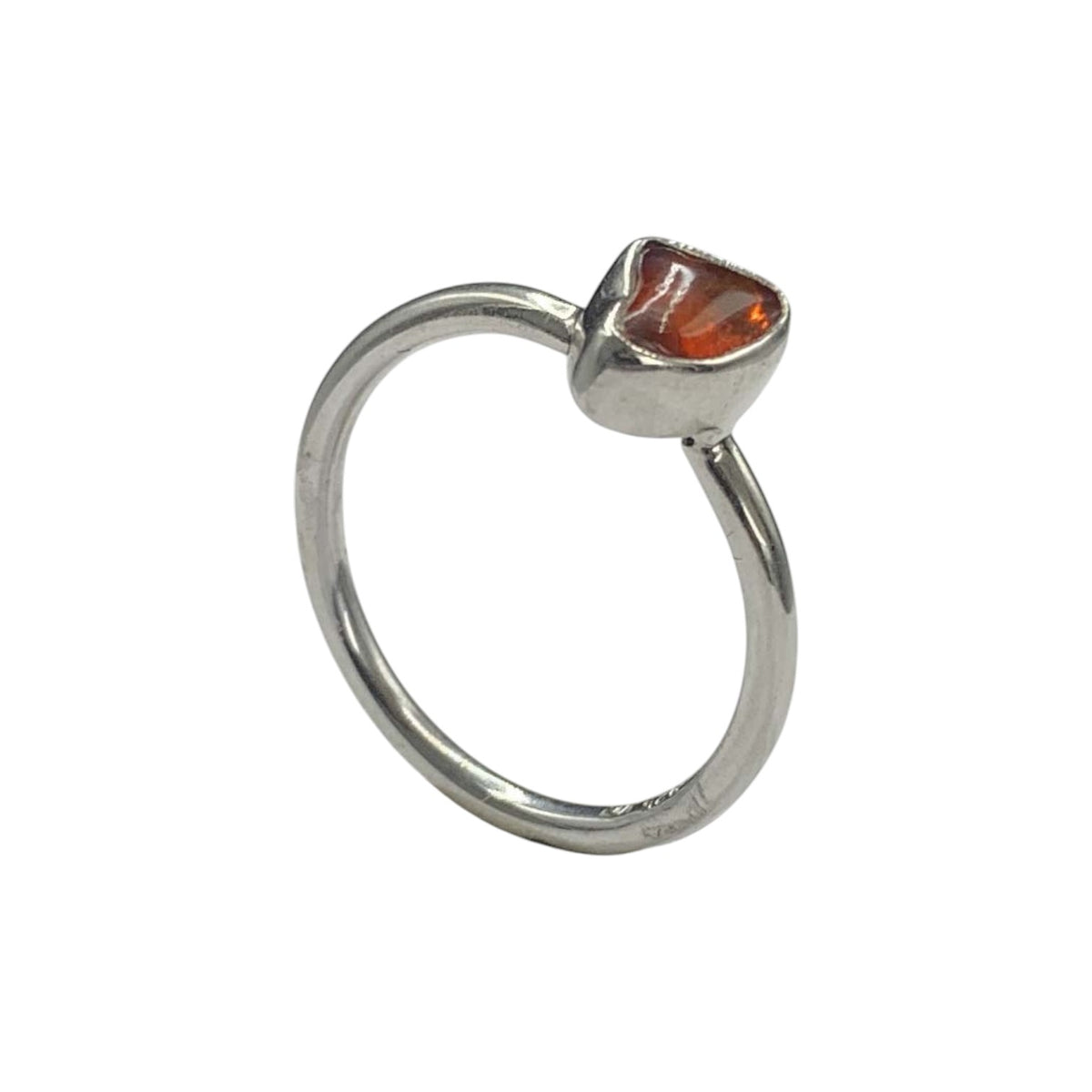 Anillo de Plata .925 Centro de Ámbar - anillo con piedra