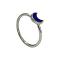 Anillo de Plata.925 Luna de Lapislazuli - anillo con piedra