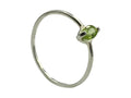 Anillo de Plata .925 Centro Peridoto - anillo con piedra