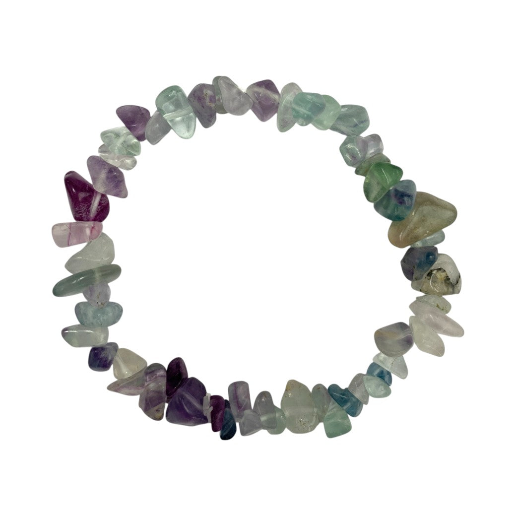 Pulsera Chips de Fluorita - pulsera de piedras