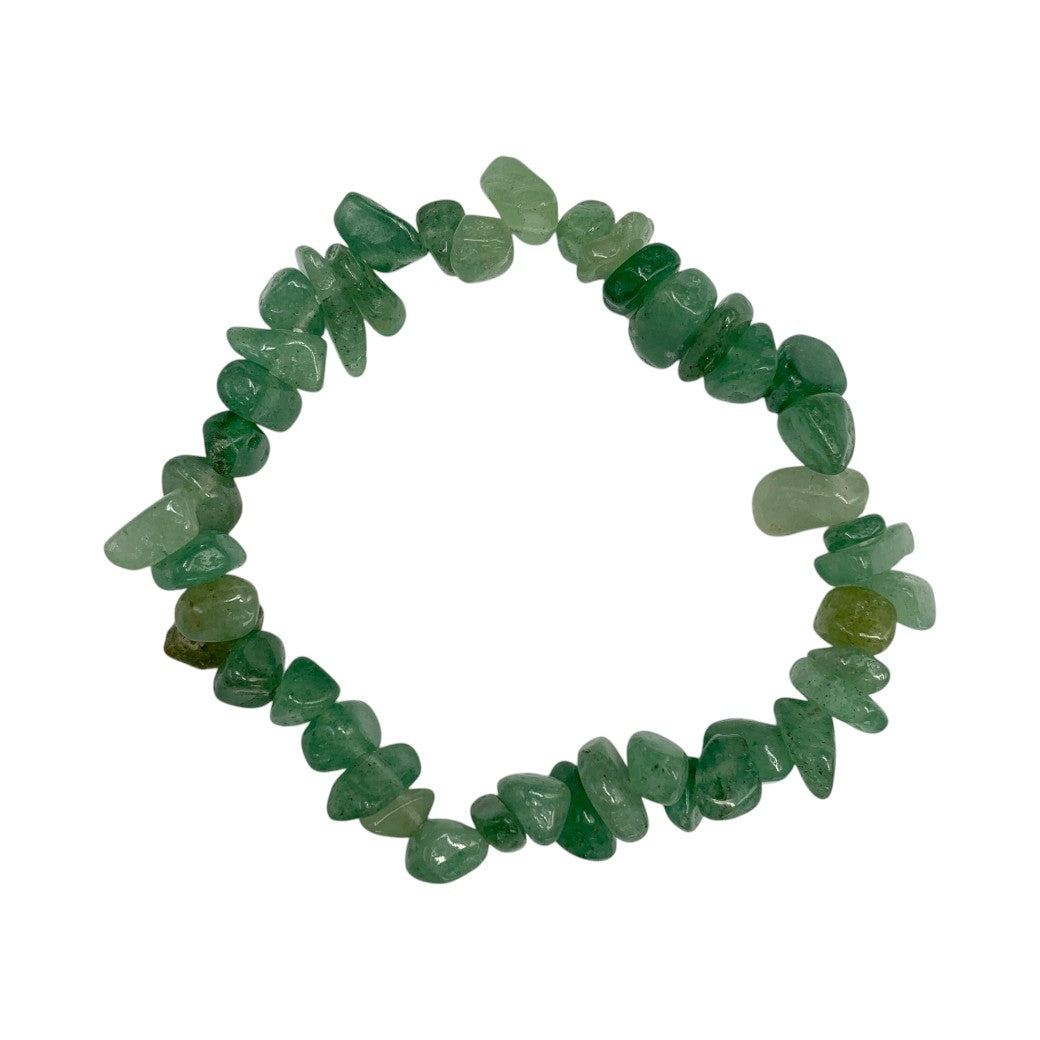 Pulsera Chips de Venturina Verde - pulsera de piedras