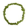 Pulsera Chips de Peridoto - pulsera de piedras