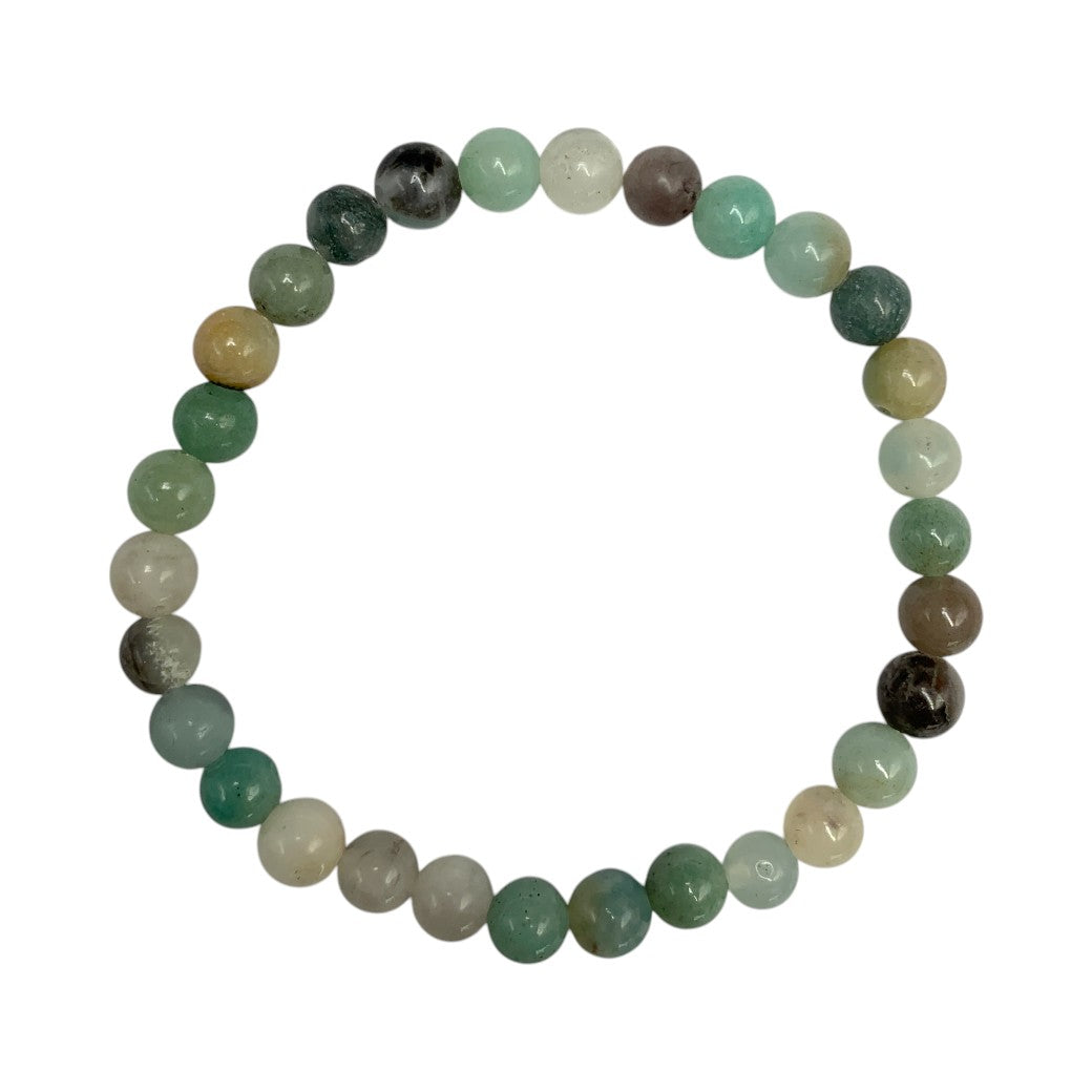 Pulsera Esferas de Amazonita - en forma de esfera