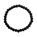 Pulsera Esferas de Ágata Negra - en forma de esfera
