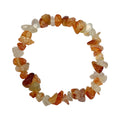 Pulsera Chips de Ágata Naranja - pulsera de piedras
