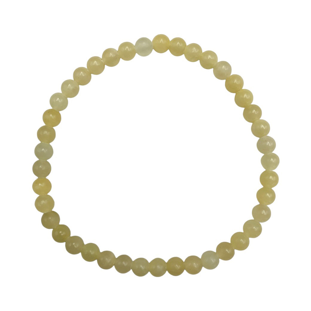 Pulsera Esferas de Ónix Miel - en forma de esfera
