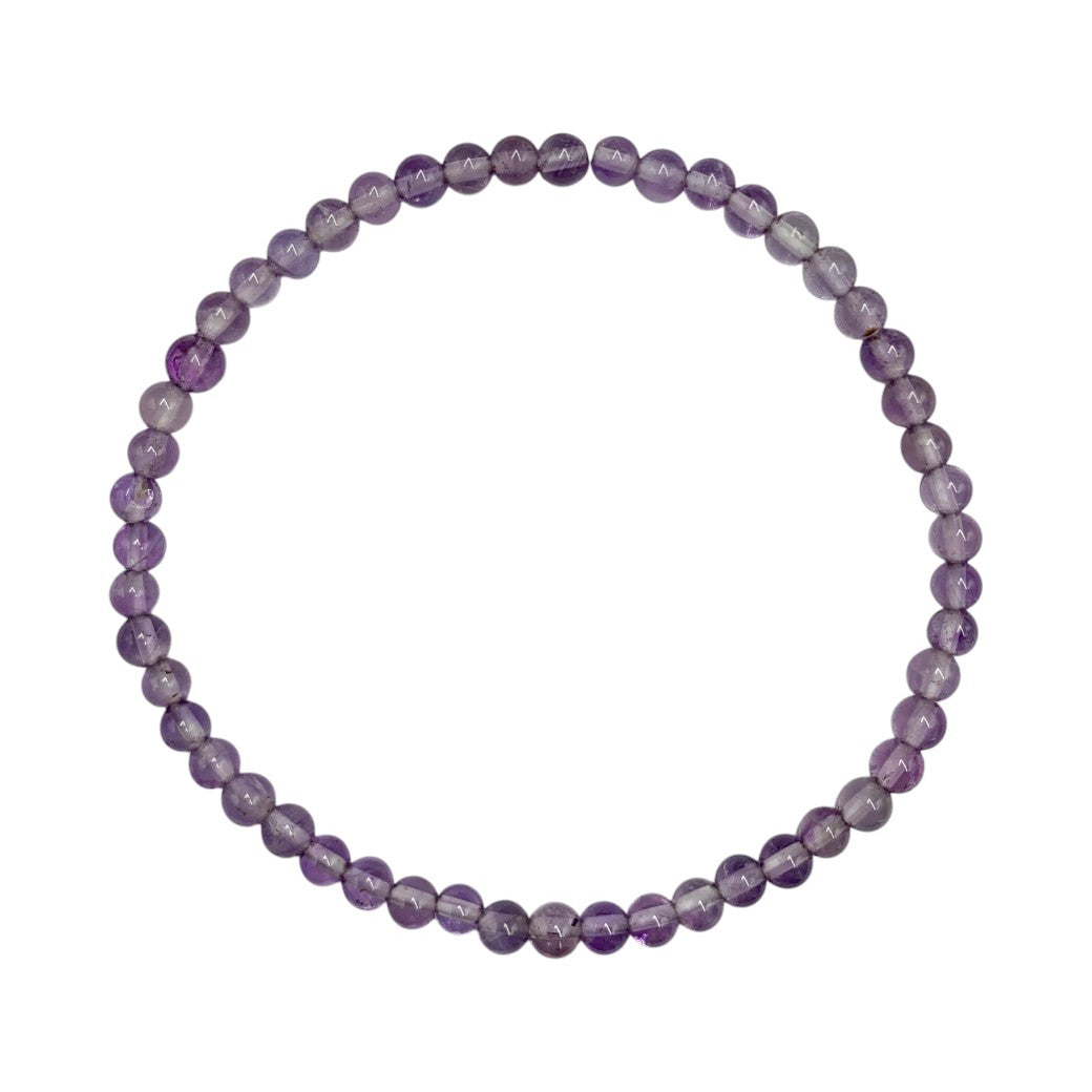 Pulsera Esferas de Amatista - en forma de esfera