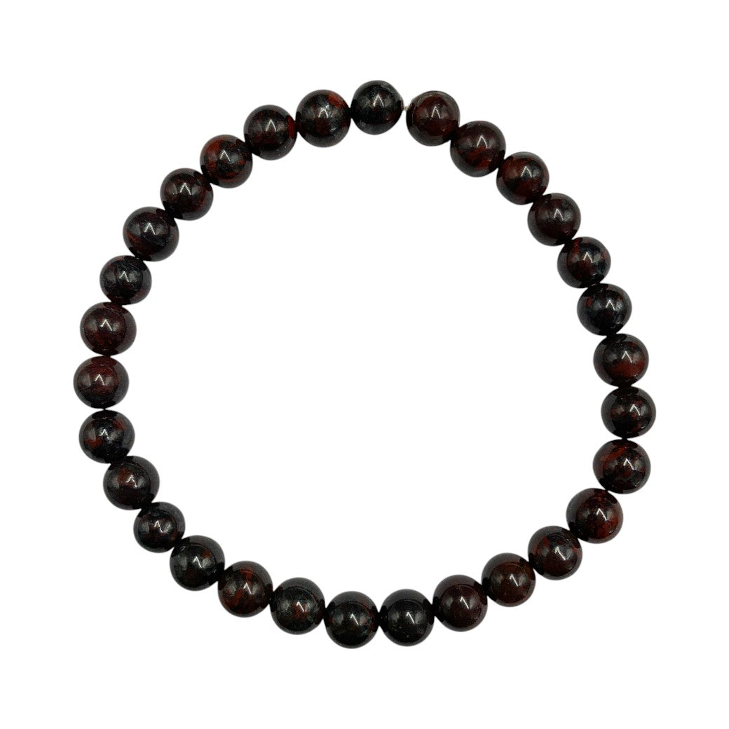 Pulsera Esferas de Jaspe Brechado - en forma de esfera