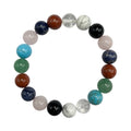 Pulsera Esferas de Piedra Mixta - en forma de esfera