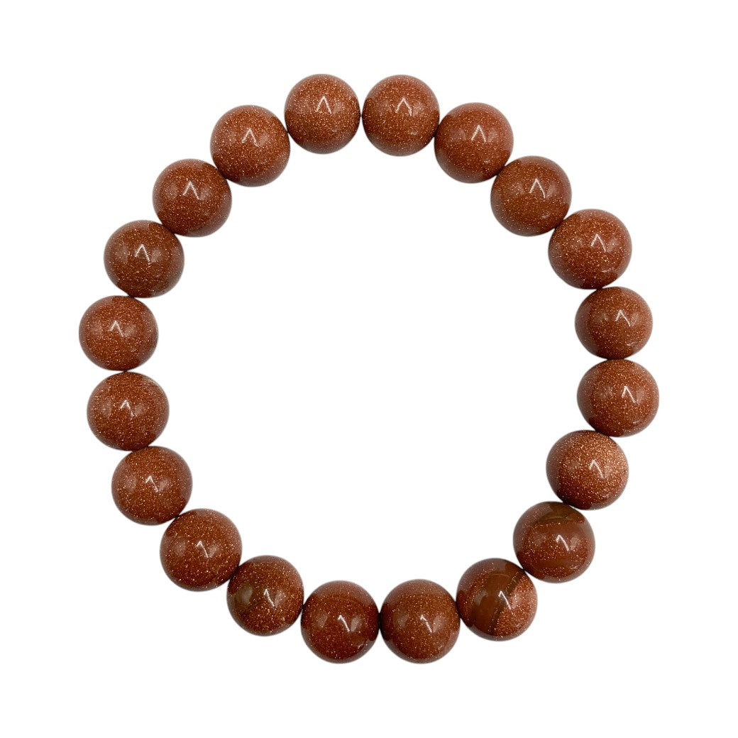 Pulsera Esferas de Aventurina Dorada - en forma de esfera