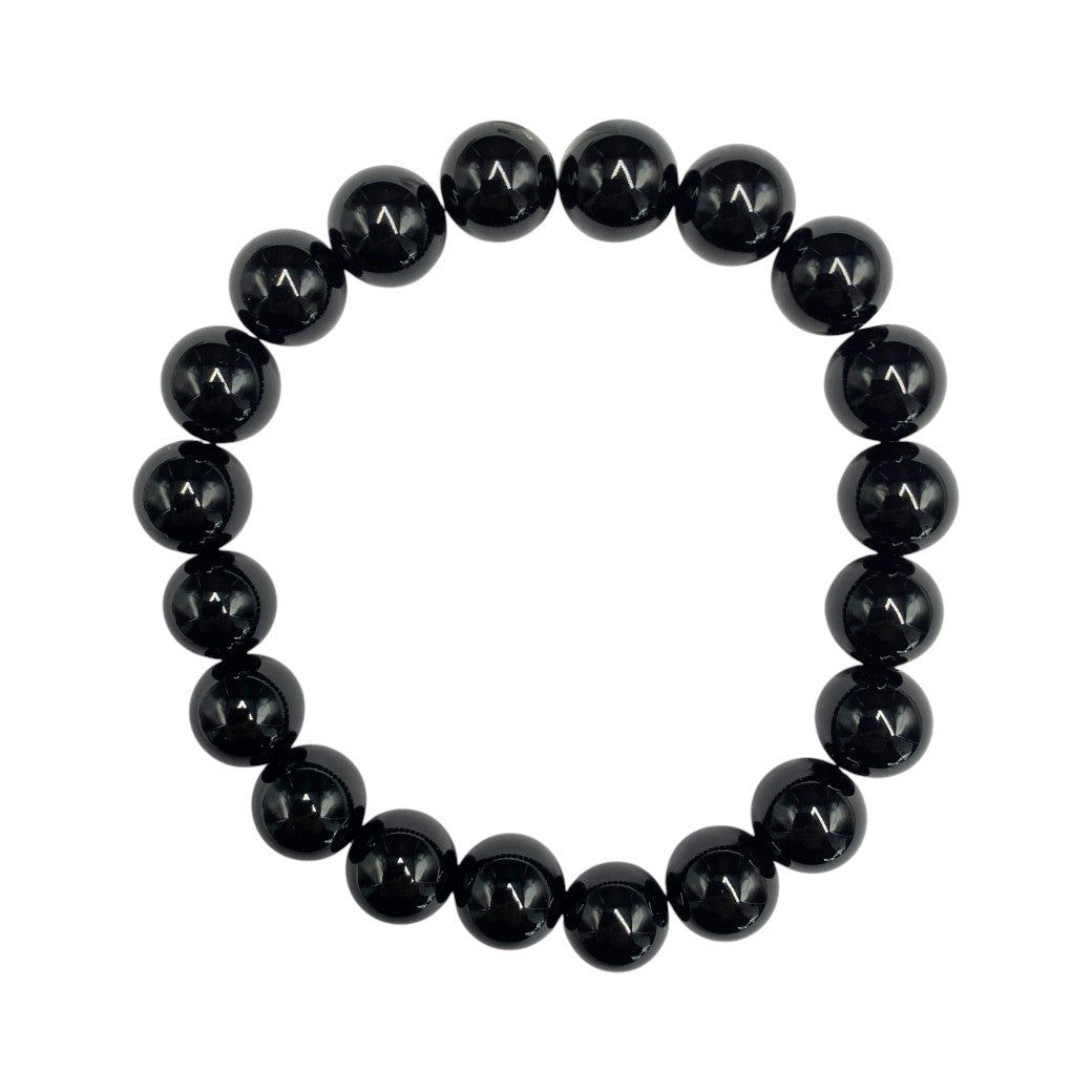 Pulsera Esferas de Ónix Negro - en forma de esfera