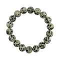 Pulsera Esferas de Jaspe Dálmata - en forma de esfera
